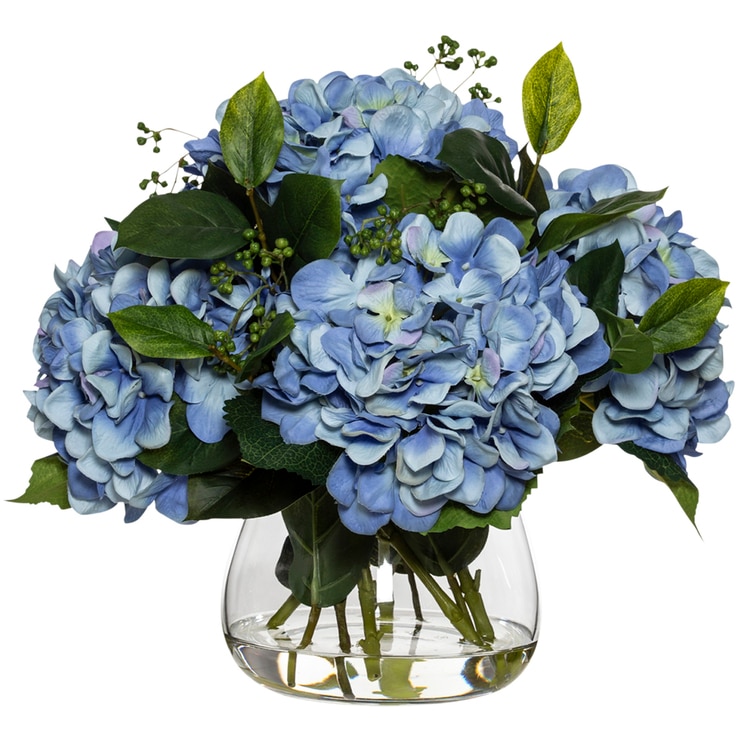 Rogue Blue Hydrangea Berry Mix Garden Vase 35cm | Costco Australia