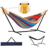 Vivere 9' Cotton Hammock Bundle - Tropical