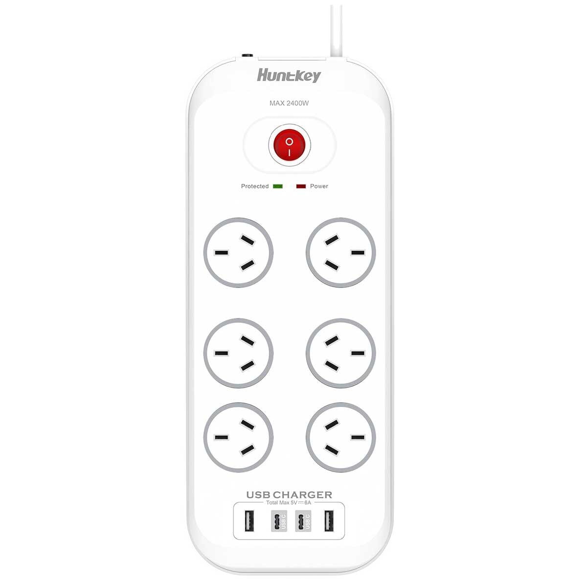 Huntkey Powerboard 6 Way SAC607C Huntkey Powerboard 6 Way SAC607C