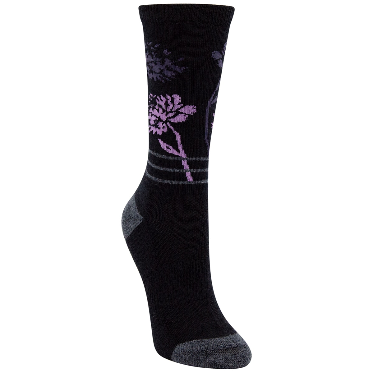 Kirkland Signature Trail Sock - Black/Purple