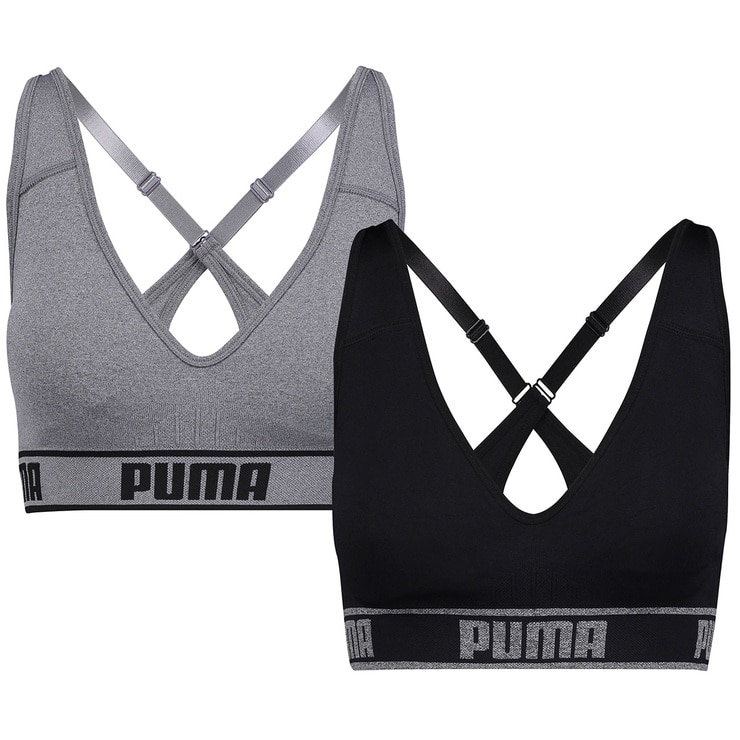 puma sports bra 2 pack