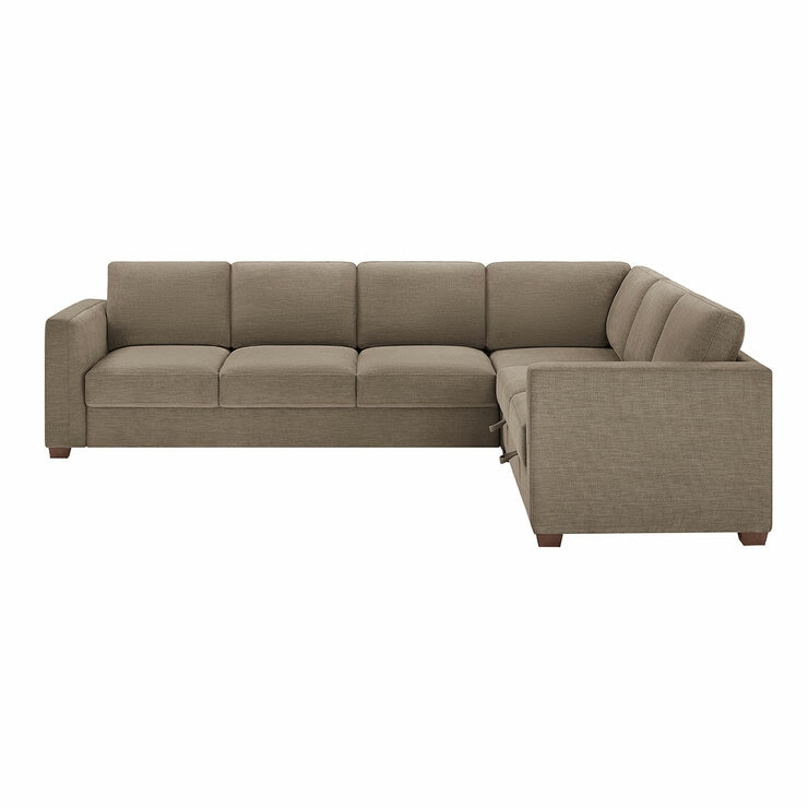 Thomasville Caler 3 Piece Fabric Sectional with Sleeper and Storage Seat Thomasville Caler 3 Piece Fabric Sectional with Sleeper and Storage Seat