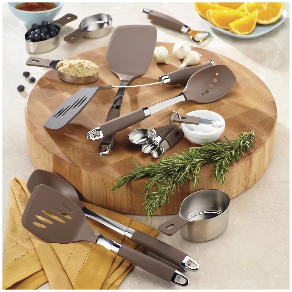 Anolon Utensil Set Bronze 6 Piece