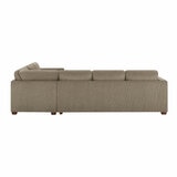 Thomasville Caler 3 Piece Fabric Sectional with Sleeper and Storage Seat Thomasville Caler 3 Piece Fabric Sectional with Sleeper and Storage Seat