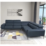 Abbyson Quinton Top Grain Leather Sectional