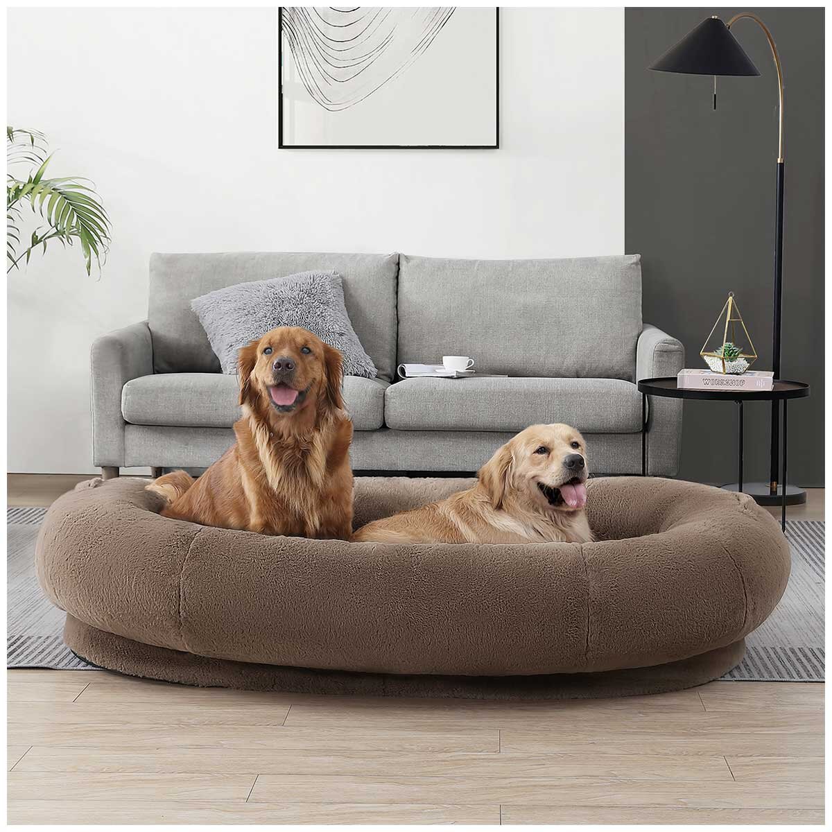 Canine Creations Napper Ultimate Pet Bed Taupe