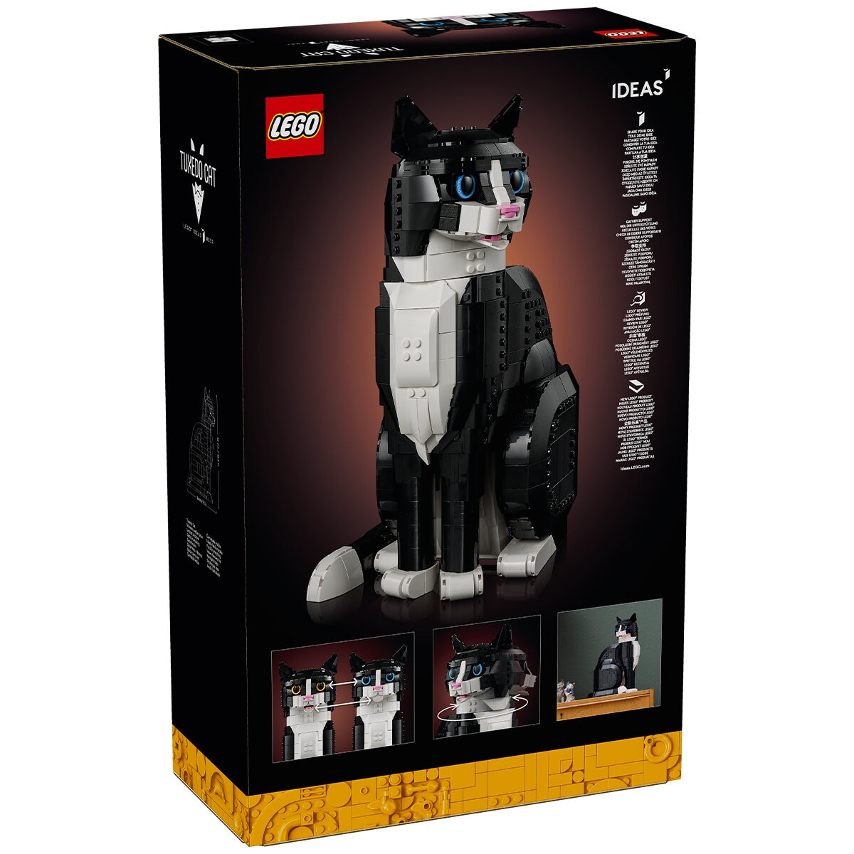 LEGO Ideas Tuxedo Cat 21349