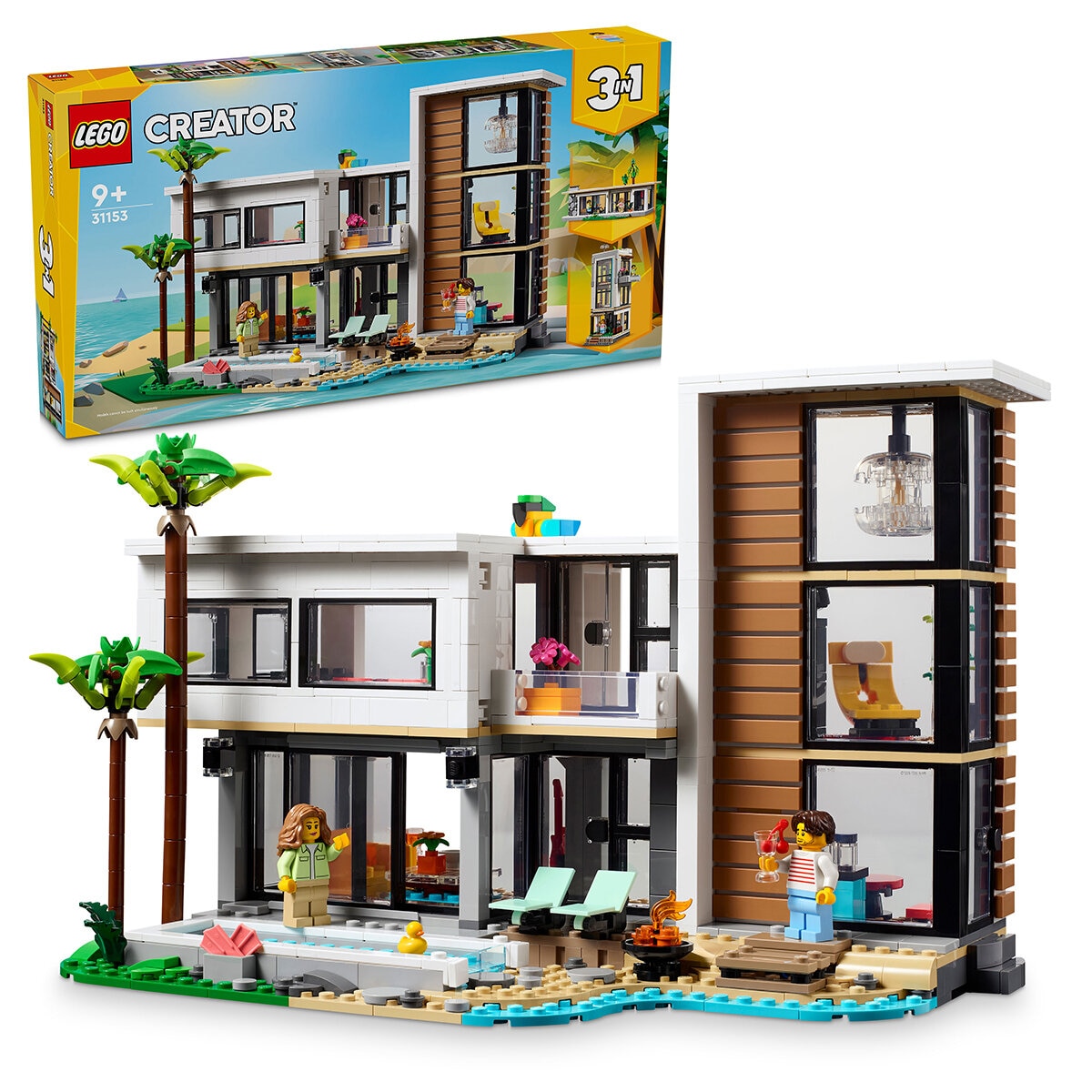 lego modern house 31153