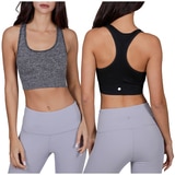 91 Degrees Sports Bra 2 pack - Charcoal/Black