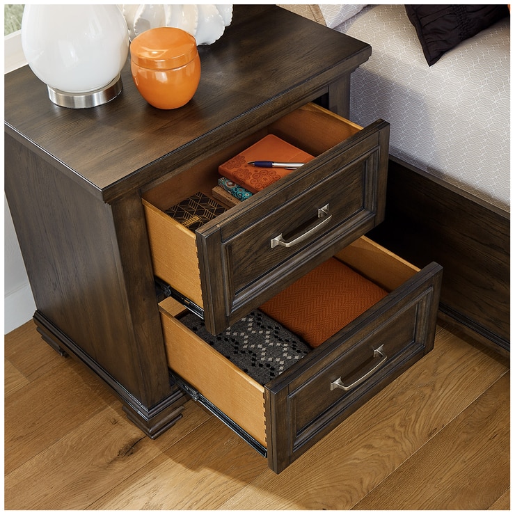 Universal Broadmoore Nightstand with 2 Storage Drawers Costco Australia