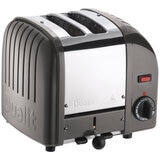 Dualit Vario 2 Slice Hande Made Toaster, Metallic Charcoal