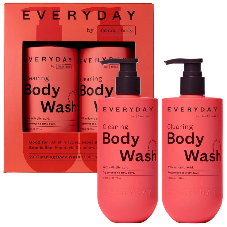 Frank Body Clearing Body Wash 2 x 360ml Frank Body Clearing Body Wash 2 x 360ml