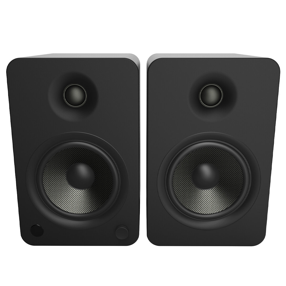 Kanto YU6 200W Powered Bookshelf Speakers Matte Black KO-YU6MB-I