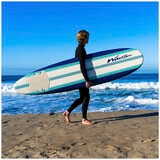 Wavestorm Classic Surfboard 2.4m Blue White Aqua