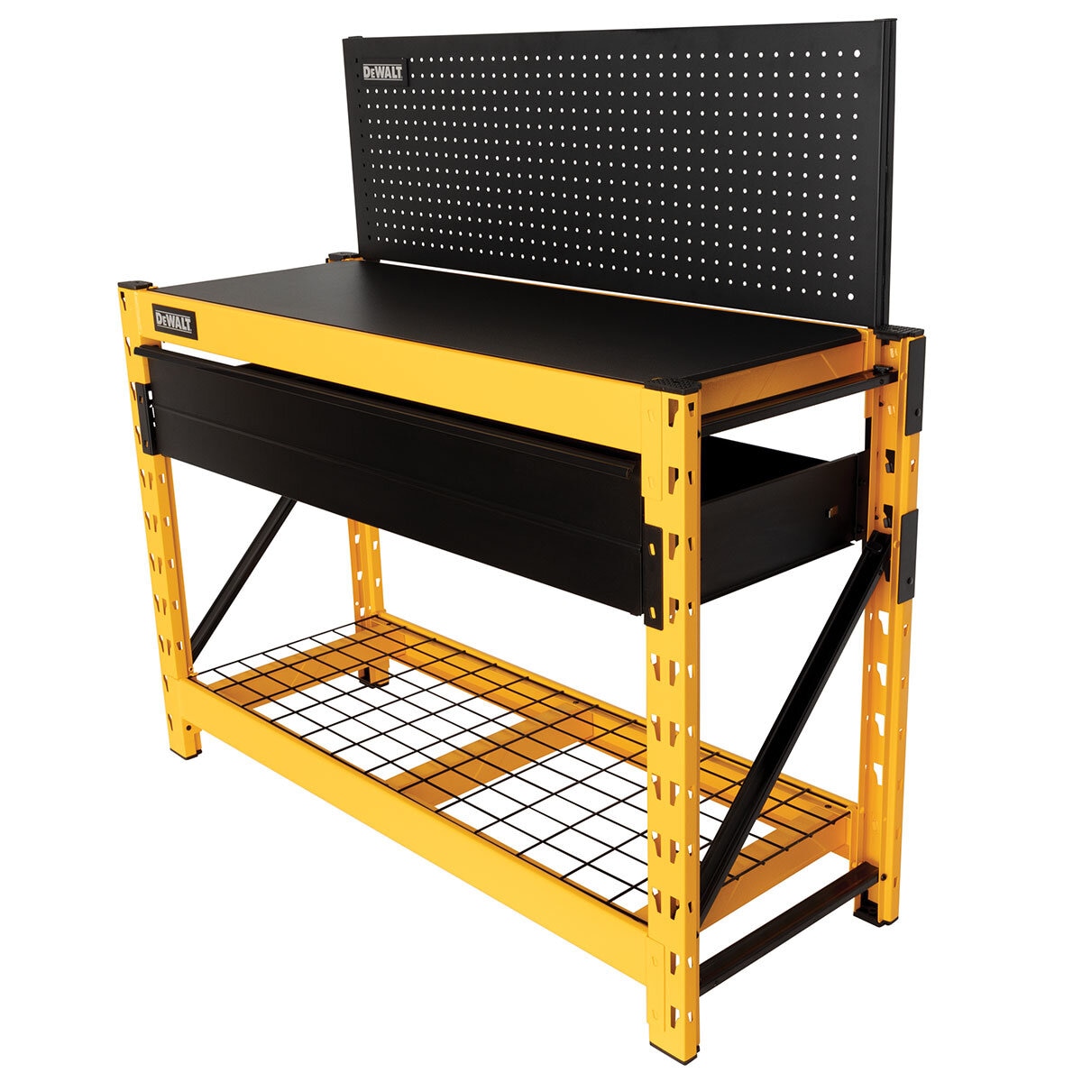 DEWALT 2-Shelf Industrial Storage Rack Work Station