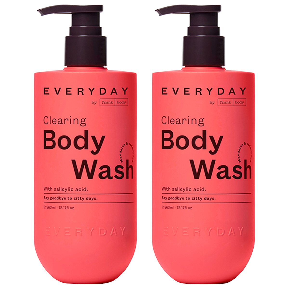 Frank Body Clearing Body Wash 2 x 360ml Frank Body Clearing Body Wash 2 x 360ml