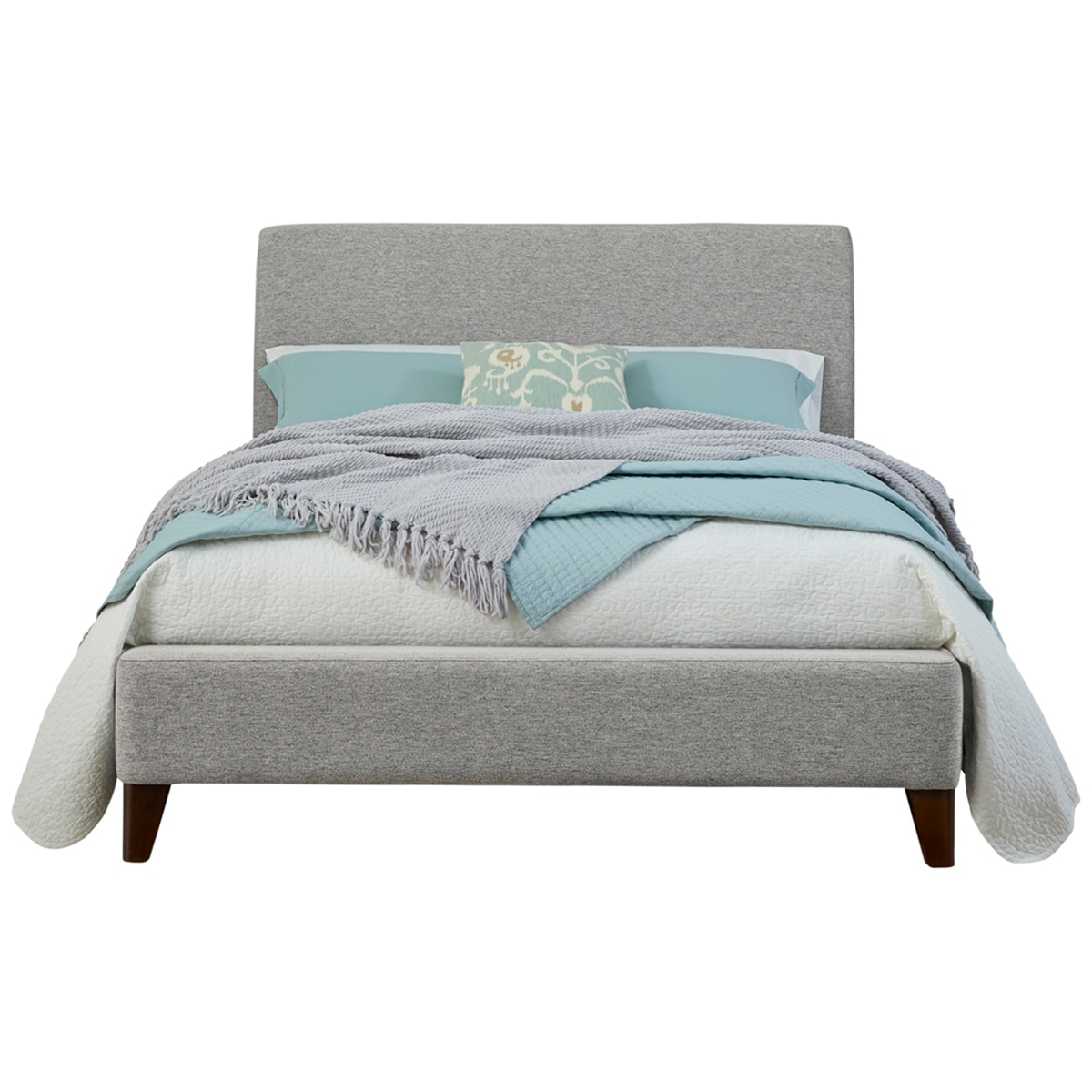 northridge home upholstered queen bed costco