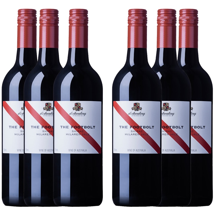 d'Arenberg The Footbolt Shiraz 6 x 750ml | Costco Australia