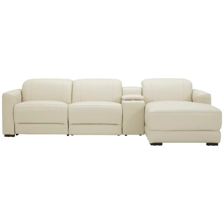 Gilman Creek Leather Power Reclining Sectional | Costco Australia