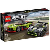 LEGO Aston Martin Valkyrie AMR Pro and Aston Martin Vantage GT3 76910