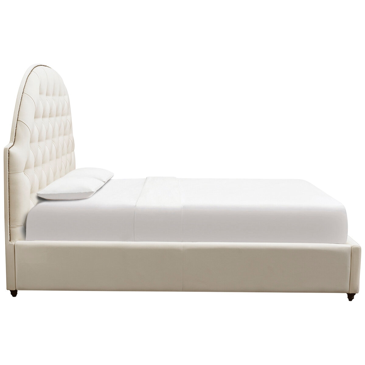 Moran Princess King Bedhead With Encasement With Slatted Base Cream