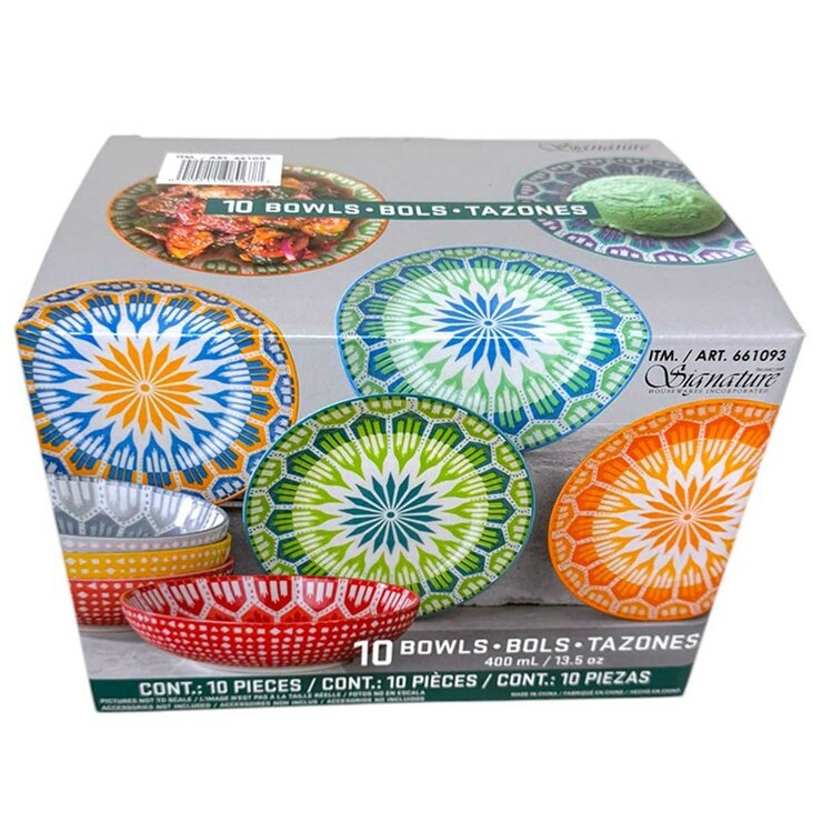 Signature Arrow Bowls 10 Piece Signature Arrow Bowls 10 Piece
