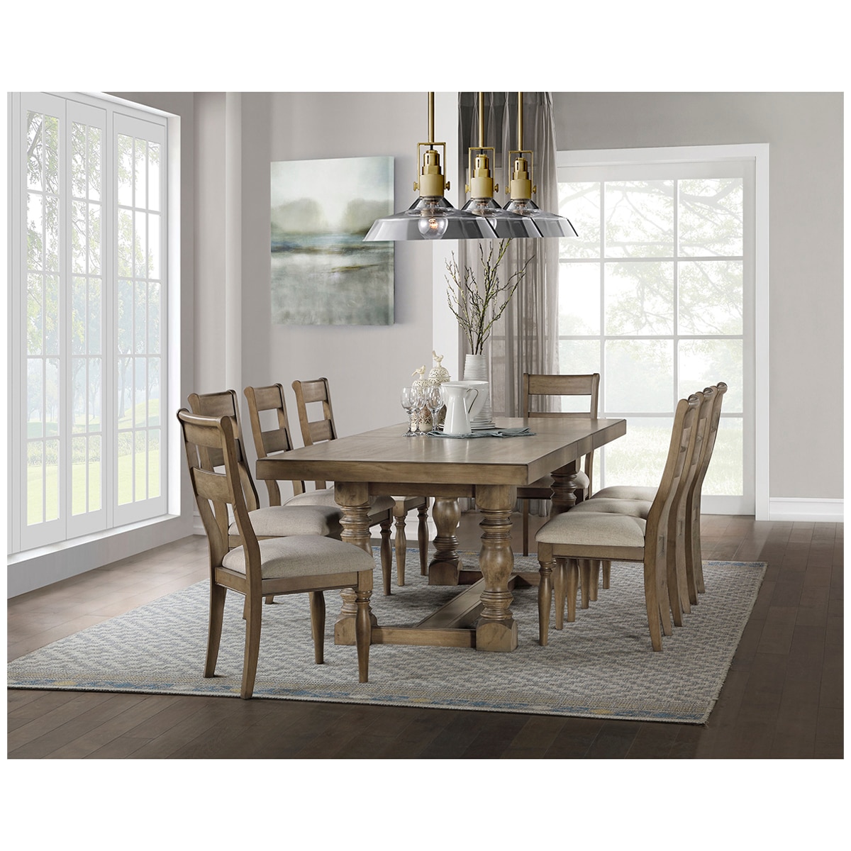 costco dining table set 9 piece