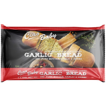 Ciao Baby Garlic Bread 2 x 500g