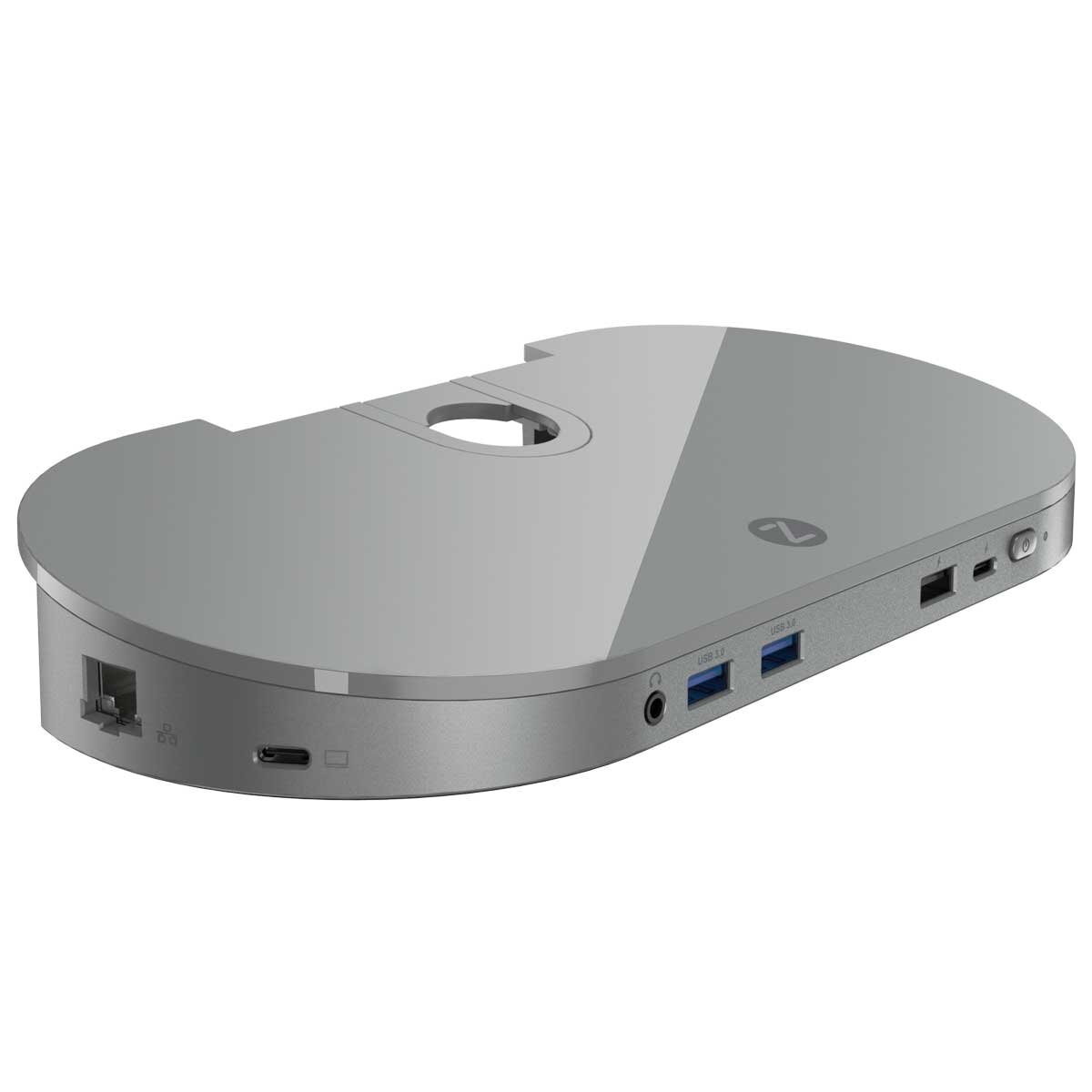 ZGO ZDOCK Dual Video USB Docking Station Silver ZGO-ZDOCK-SL