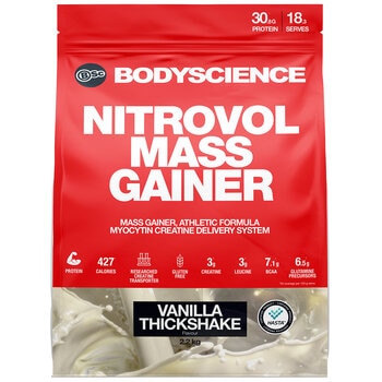 BSc Nitrovol Mass Gainer Vanilla Thickshake 2.2kg