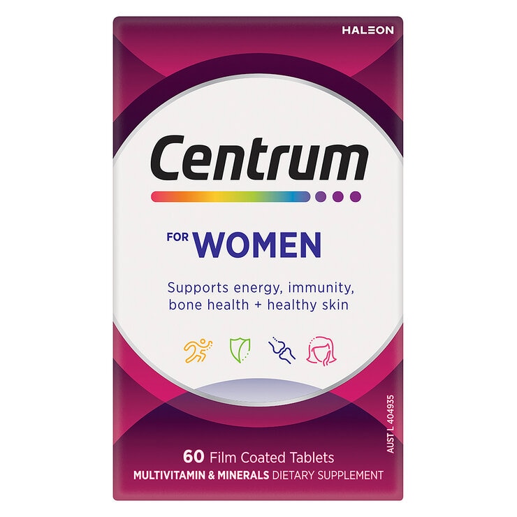 Centrum Women Multivitamin 2 x 60 Tablets Centrum Women Multivitamin 2 x 60 Tablets
