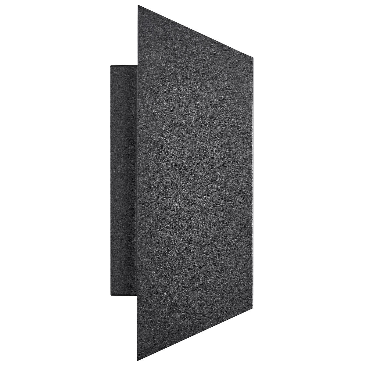 Nordlux Nico Square 22 Black Outdoor Wall Light IP54 GU10