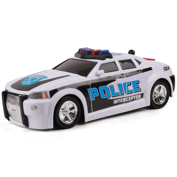 Mighty Fleet Motorised Assorted Vehicles Police Car | Costco Australia