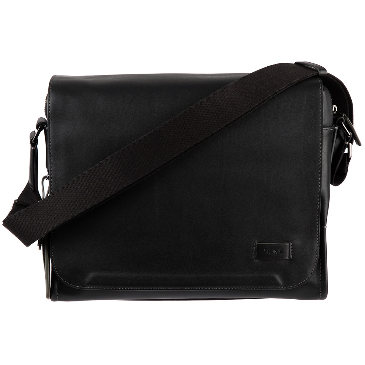 Tumi Davenport Leather Messenger Bag Black | Costco Austr...