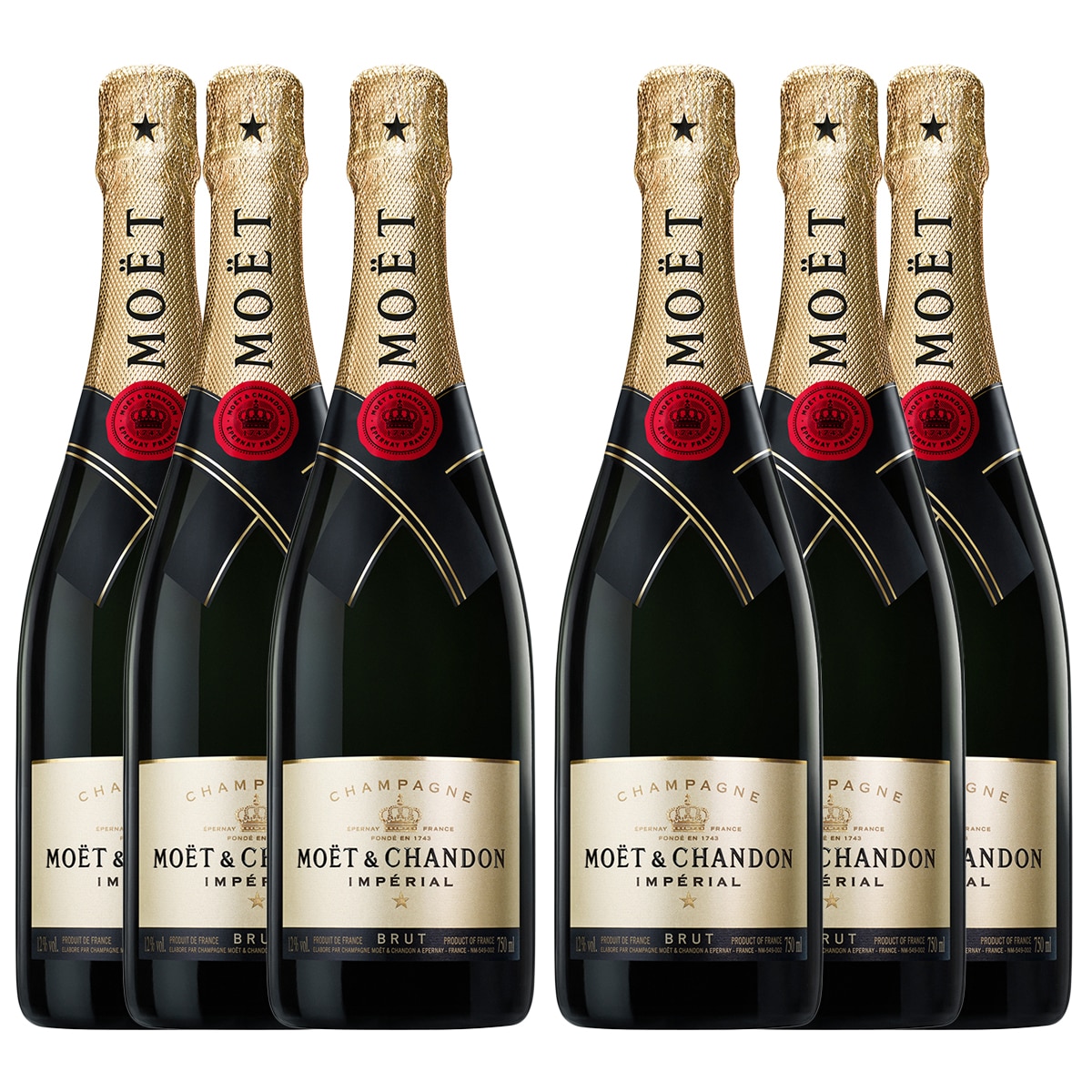 Moet & Chandon Imperial Brut Champagne 6 x 750ml Costco Australia