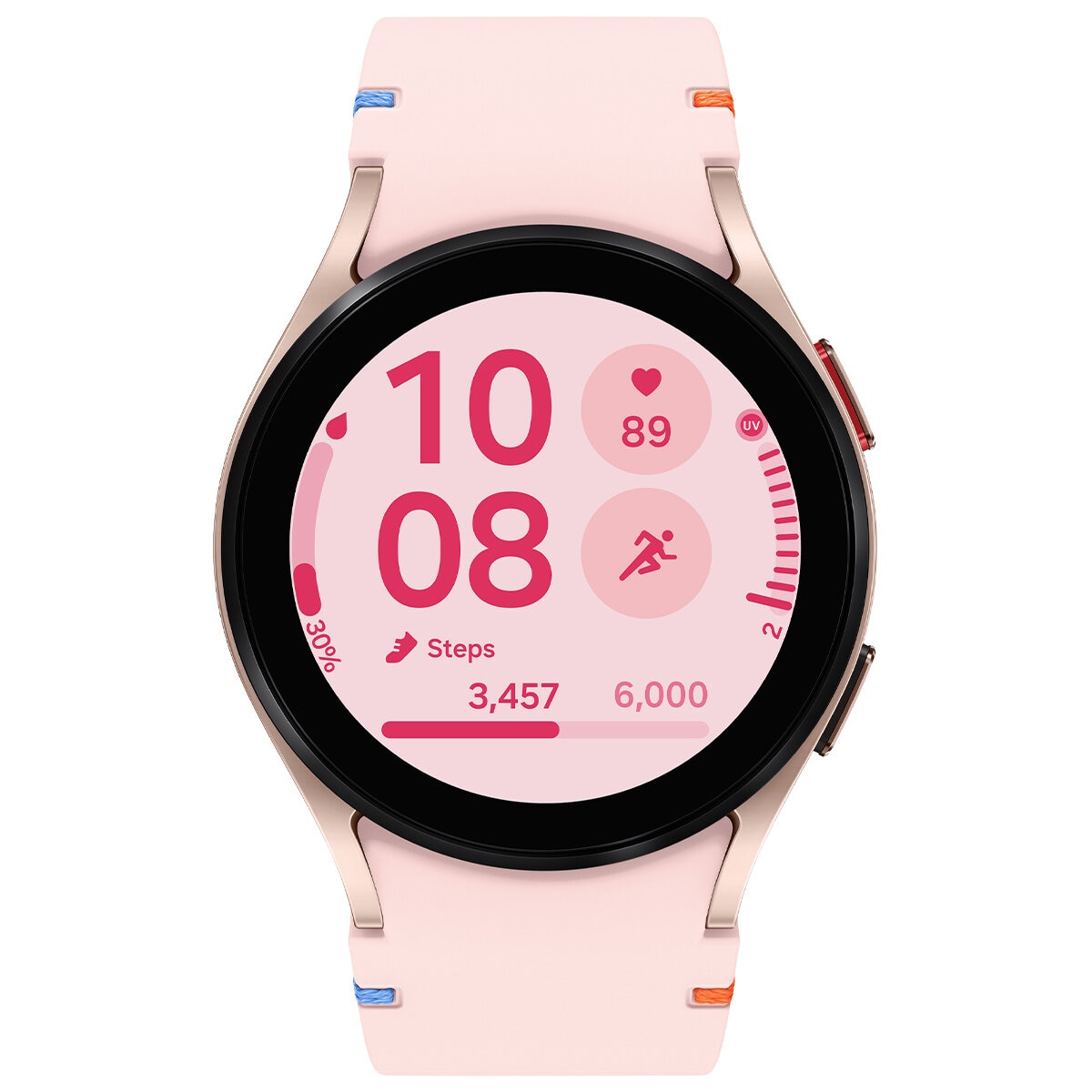 Samsung Galaxy Watch4 SM-R860 40mm Aluminum Case with selling Sport Band - Pink Gold