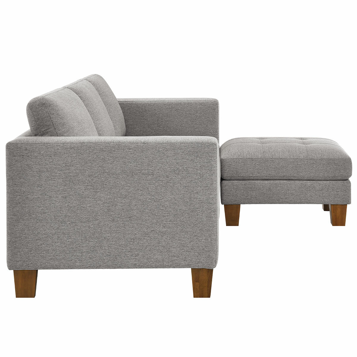 Thomasville Fabric Sofa With Ottoman Thomasville Fabric Sofa With Ottoman