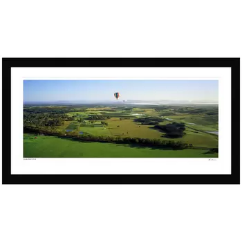 Ken Duncan Hunter Aerial NSW Framed Print 127.6 x 67.6cm