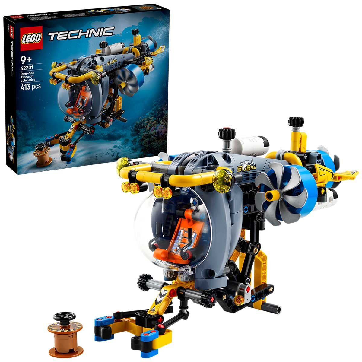 LEGO Technic Deep-Sea Research Submarine Toy Set 42201