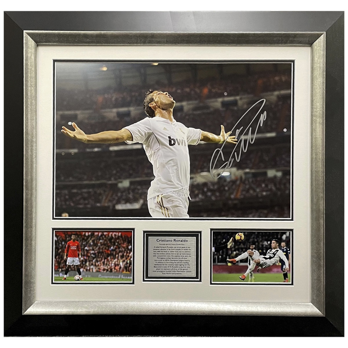 Cristiano Ronaldo Real Madrid Signed Jersey Framed – memorabiliawarehouse