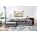 Zoy 2 Piece Fabric Chaise Sectional