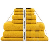 Canningvale Amalfitana Towel Set 7 Piece Mustard