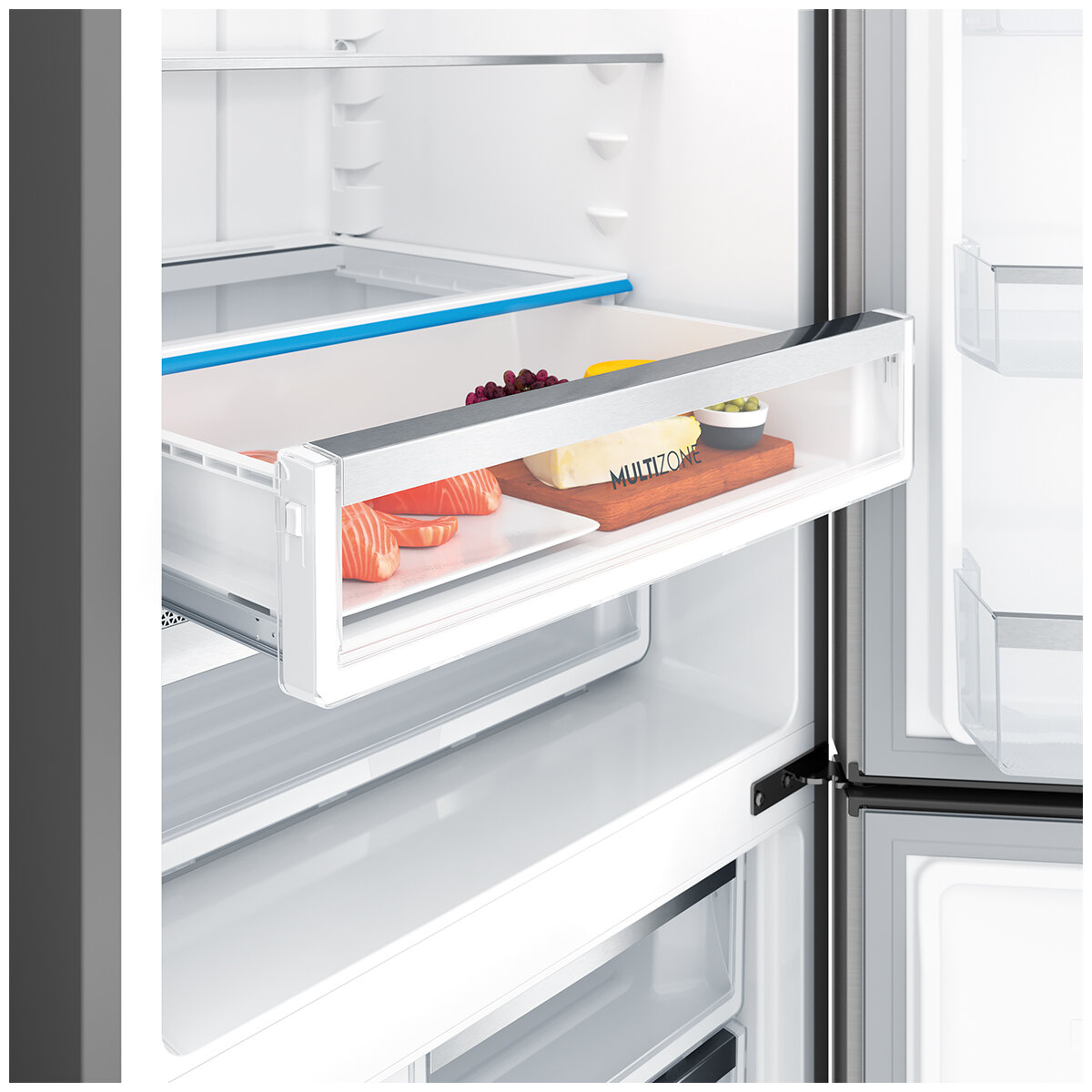 Electrolux 425L Ultimate Taste 500 Bottom Mount Refrigerator Stainless Steel EBE4302SD-R