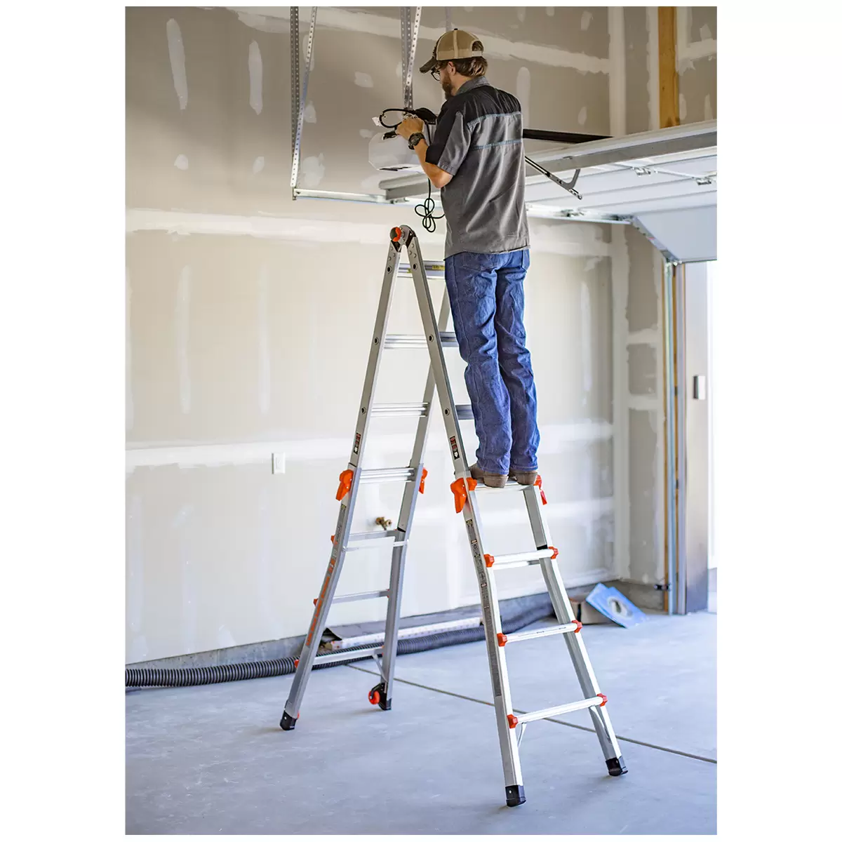 Little Giant MegaMax Multi-Position Ladder with Work Platform