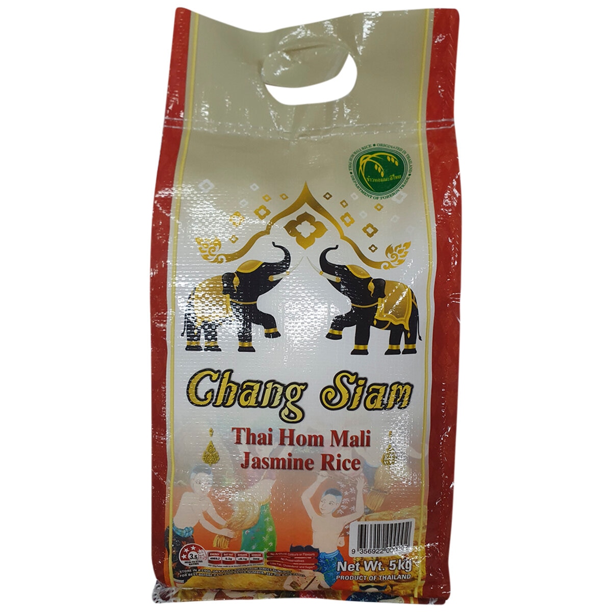 Chang Siam Thai Hom Mali Jasmine Rice 5kg