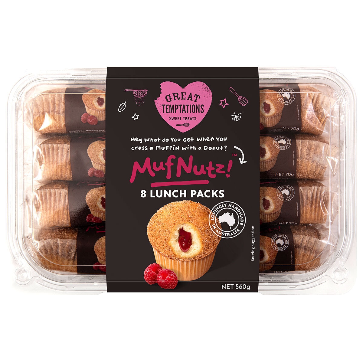 Great Temptations Mufnutz 8 x 70g