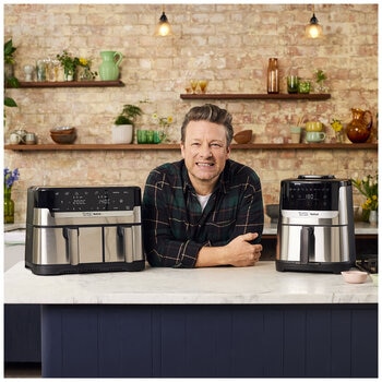 Jamie Oliver By Tefal Dual Drawer Air Fryer EY905J Jamie Oliver By Tefal Dual Drawer Air Fryer EY905J