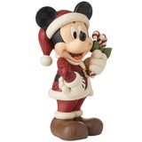 Disney Traditions Jim Shore Mickey Mouse With Candy Cane