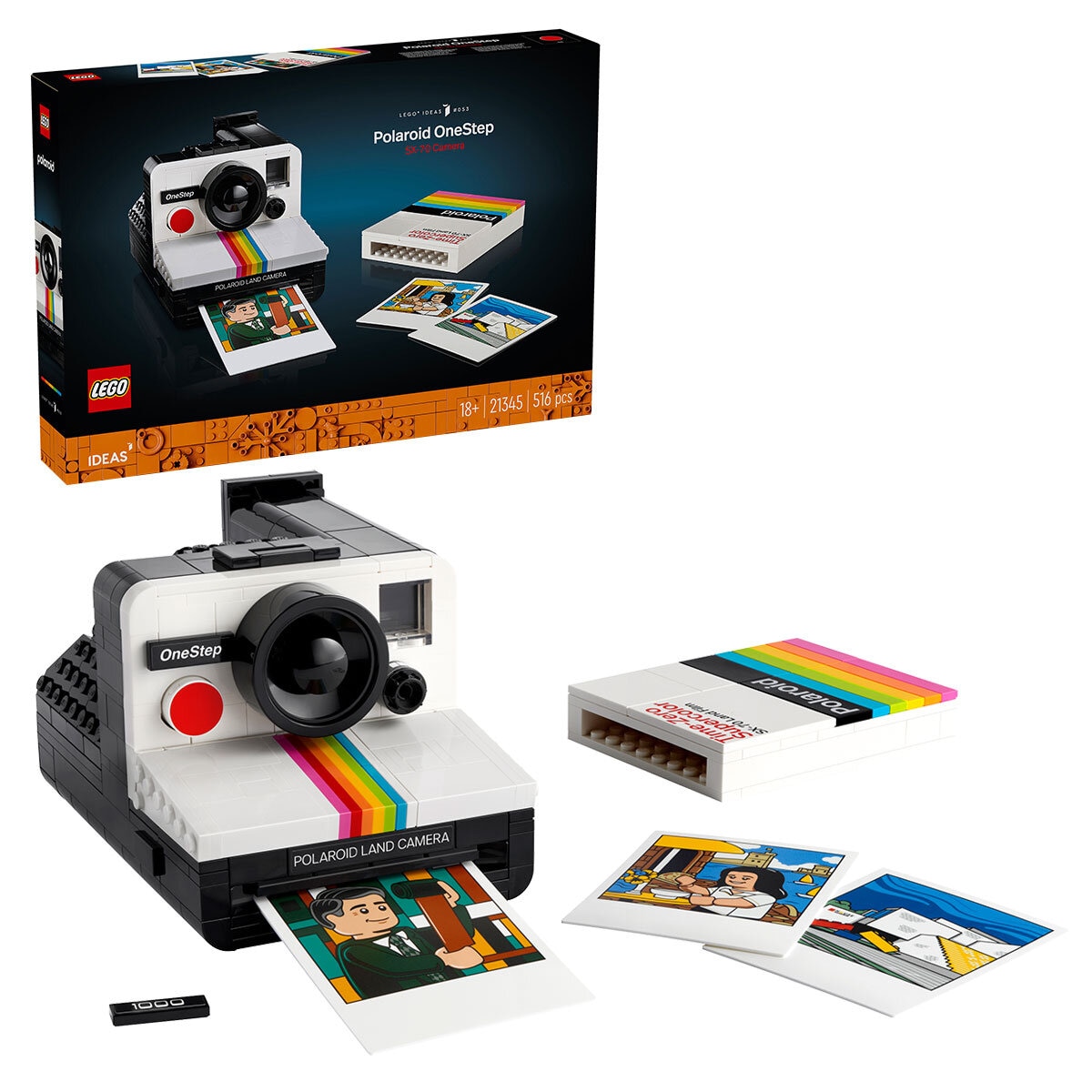 LEGO ideas Polaroid OneStep SX-70 Camera 21345