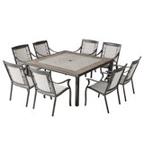 Agio Kimberling 9 Piece Sling Dining Set